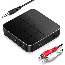 Bluetooth передавач/приймач 2-в-1, адаптер 5.0, HD, низька затримка, для TV, PC, навушників, динаміків, авто радіо (KN321) Bluetooth передавач/приймач 2-в-1, адаптер 5.0, HD, низька затримка, для TV, PC, навушників, динаміків, авто радіо (KN321)