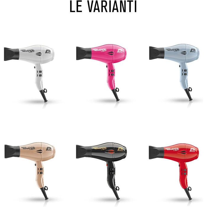 Фен Parlux Profi-Ionen Advance Light Ionic & Ceramic (білий) без Softstyler