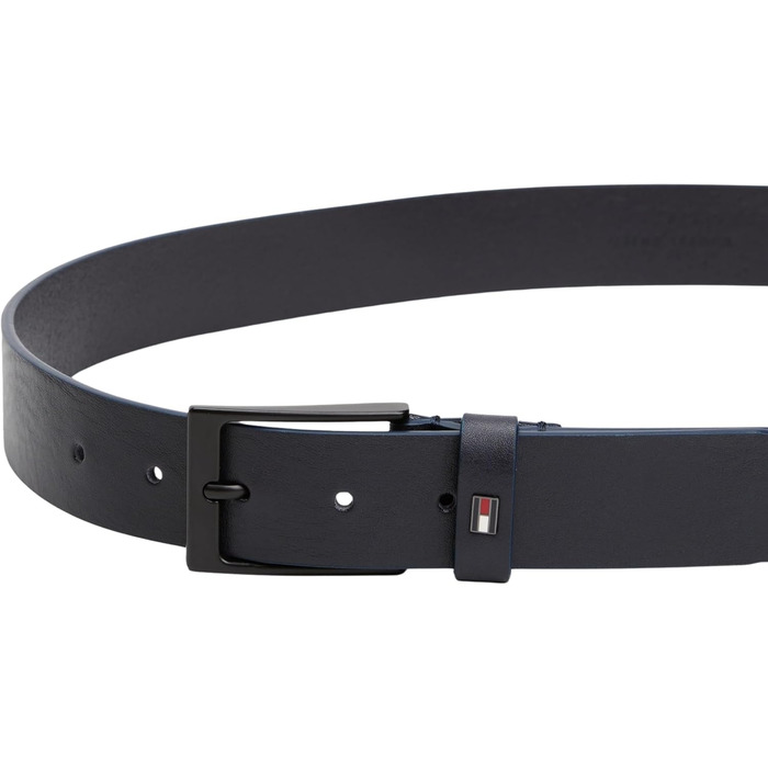 Чоловічий шкіряний ремінь Tommy Hilfiger Layton AM0AM13016, синій (Space Blue)