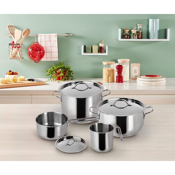 Lagostina Every Stainless Steel Pot, 18 cm 3 Liters