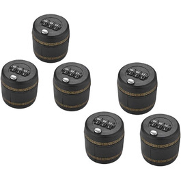 Loboo Idea Combination Lock for Wine and Liqueur Bottles, Bottle Stopper, Password Code Lock, Digital Wine Lock, the diameter of the bottle opening should be between 26 mm and 28 mm