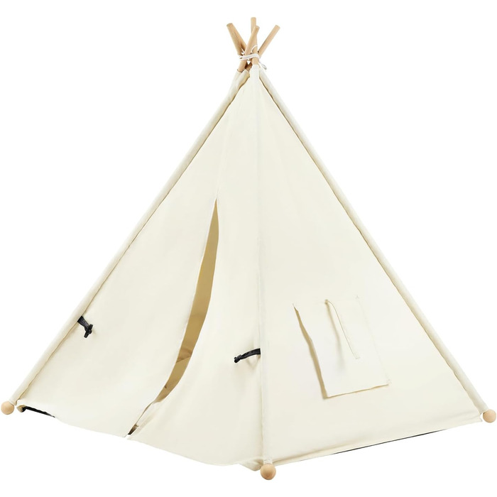 Тент-кімната для домашніх тварин EUGAD з подушкою: ідеальне місце для собак, котів, кроликів та інших тварин. Розмір: 75x75x98 см. Зручний, знімний, миючий.