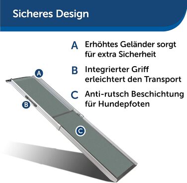 PetSafe Happy Ride телескопічна рампа для собак XL, до 136 кг, нове покоління