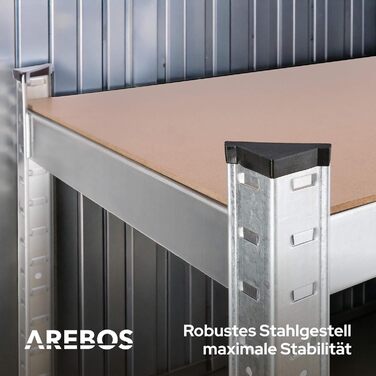 Arebos Heavy-Duty 2-Tier Shelf Set