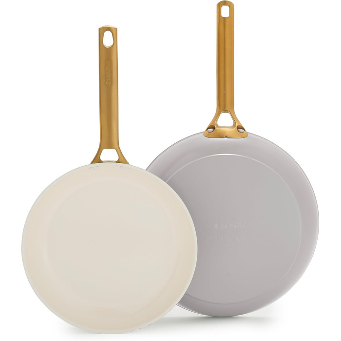 GreenPan Reserve Pro сковорода з антипригарним покриттям, 20.3 см, кераміка, не містить PFAS, нержавіюча сталь, для духовки та посудомийної машини, колір Гляцієво-блакитний