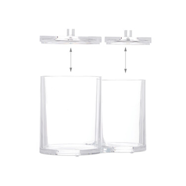 Relaxdays Double Acrylic Organizer