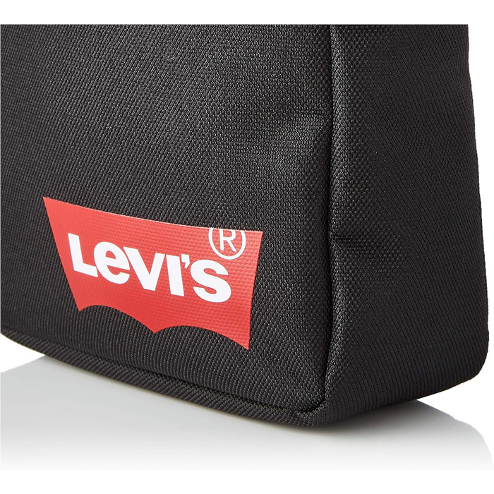 Чорна міні-сумка крос-боді Levi's Mini Crossbody Solid з логотипом Red Batwing