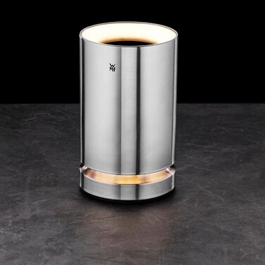 WMF Electric Bottle Cooler, Sparkling Wine or Wine Cooler Electric, Cooling Sleeve, LED Lighting