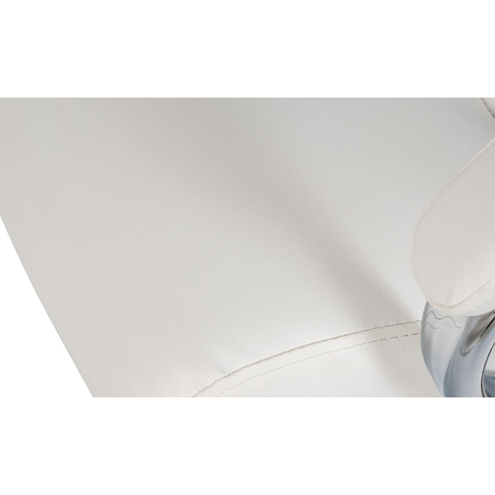Офісне крісло CLP Campo з штучної шкіри, регульоване по висоті та поворотне, до 135 кг, з підлокітниками, біле