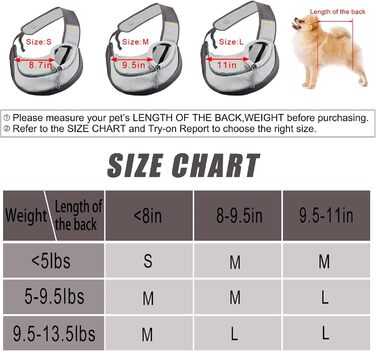 Сумка-кенгуру для собак та котів Cuby Hautier, сіра, L: безпечна, з регульованим ременем та застібкою