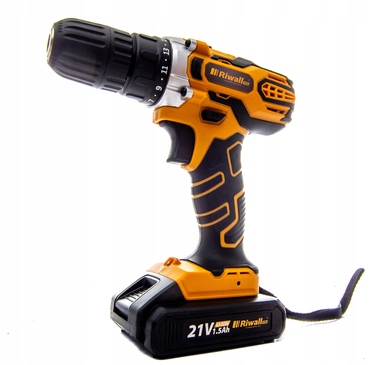 Акумуляторний шуруповерт Riwall 21,6 В, 2x1,5 Аг, 55 Нм, у кейсі