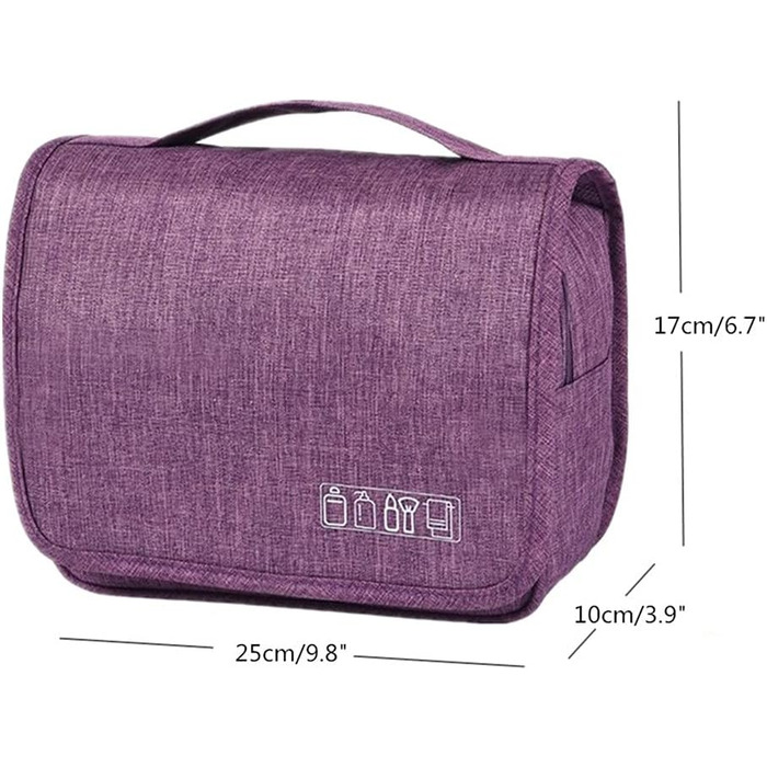 Сумка для туалетних аксесуарів | Розкладна дорожня сумочка з ручкою | Багатофункціональна косметичка, сумочка для душу для чоловіків та жінок (Зелена)