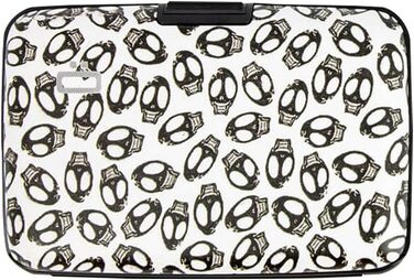 Алюмінієве картхолдер ÖGON -DESIGNS Smart Case Stockholm V1 з RFID захистом (Skull Style)