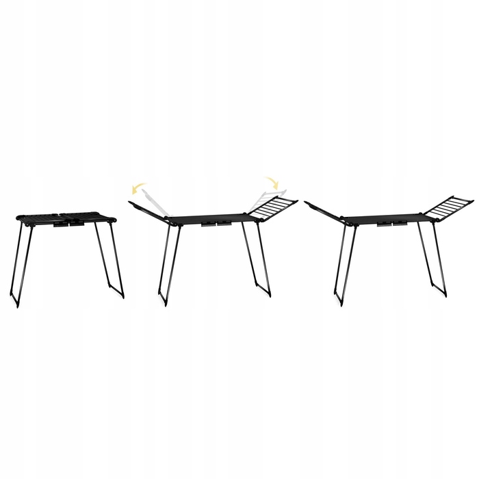 Підлогова розкладна сушарка для білизни Debora, чорна, 19 м
