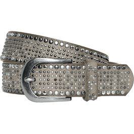 Жіночий ремінь з пряжками - ВІнтажний ремінь - Джинсовий ремінь у 15 кольорах - Довжина 80-105 см, Champagne 105 (Підходить для обхвату талії 107-112 см.)