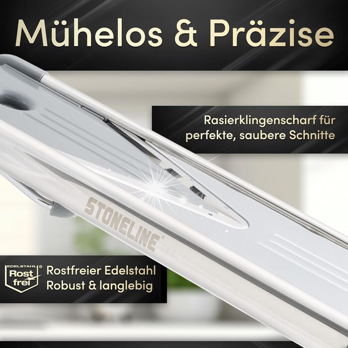 Набір для нарізки овочів STONELINE V - 9 предметів: для нарізки скибочками, соломкою, кубиками, спіралями. З нержавіючої сталі. Кухонний овочевий слайсер, тертак, спіралізатор, слайсер для картоплі фрі, сірий