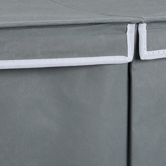 Relaxdays Laundry Basket with Lid, 100 Liters