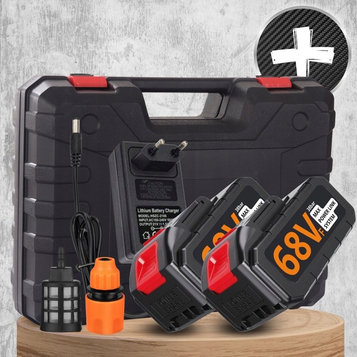 Акумуляторний мийний апарат високого тиску 38 бар із шлангом 5 м для домашнього використання