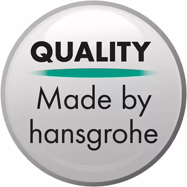 hansgrohe Crometta 100 Showerhead incl. Showerhead Holder, White/Chrome