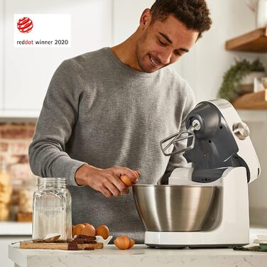 Кухонний комбайн Kenwood Prospero+ KHC29.H0WH, 1000 Вт, чаша з нержавіючої сталі 4,3 л, білий, набір аксесуарів з 9 предметів (подрібнювач, блендер, соковитискача)