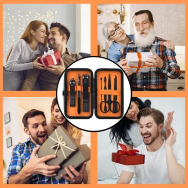 Набір для манікюру та педикюру: інструменти для догляду за нігтями, базовий набір, подарунок