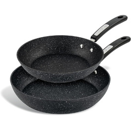 Набір сковорідок NEVERSTICK 2 шт. (24 см & 28 см), антипригарне покриття, для всіх плит (в т.ч. індукційних), PFOA-free