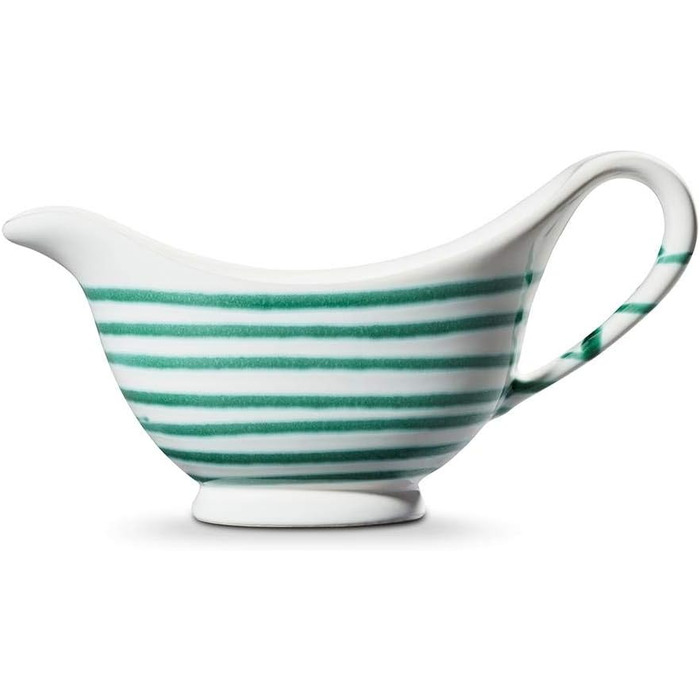 GMUNDNER CERAMICS Saucepan Capacity: 0.2 Liters Green-flamed tableware, handmade in Austria