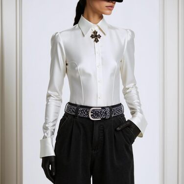 Жіночий шкіряний ремінь 110 см з зірковими заклепками, ширина 3.8 см, для джинсів, суконь, штанів та шортів, регульований, вінтажний, з металевою пряжкою, чорний