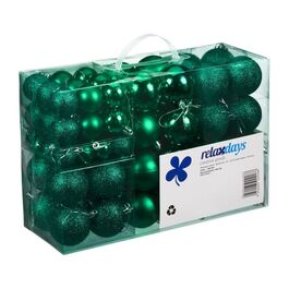 Relaxdays Set of 100 Christmas Baubles