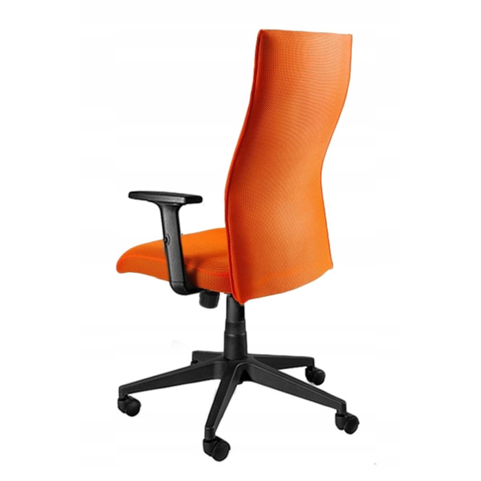 Ергономічне офісне крісло Black On Black Plus Orange Unique