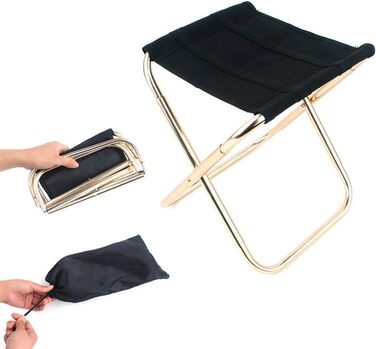 Легкий складаний стілець з алюмінію: портативний, для кемпінгу, риболовлі та подорожей