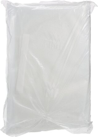 WMF Lono Vacuum Bags for Vacuum Sealer, 50-Piece Vacuum Bags, 20 x 30 cm, 4-Layer Film, Textured/Smooth Side, BPA-Free, Transparent