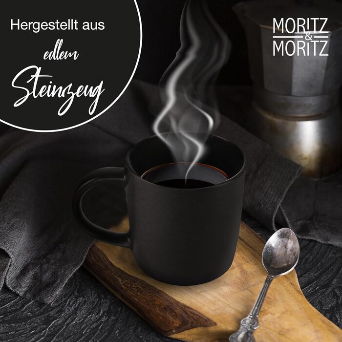 Набір посуду Moritz & Moritz NORDIC на 6 осіб (18 предметів) - посуд з кераміки, скандинавський дизайн, міцний набір тарілок, сервіз для щодня та гостей