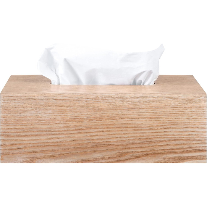 Blomus Cosmetic Tissue Box -WILO- made of wood, box for cosmetics & tissues, refillable tissue box, tissue box, oak (rectangular) (66437)