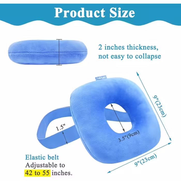 NEPPT Ear Piercing Pillow for Side Sleepers with Hole CNH Donut Protector Pillow Ear Pressure Wounds Pain Relief Medical Ear Protection Care Pillow Pillow