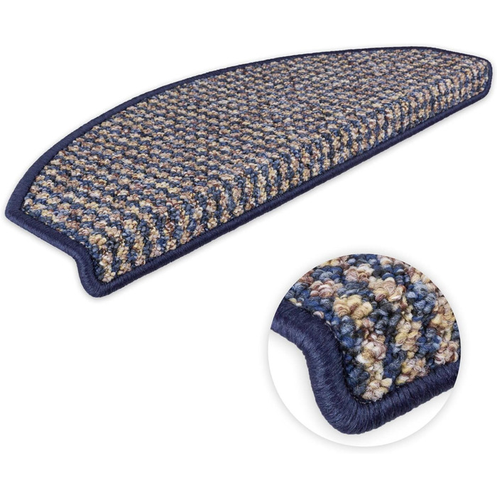 Ступінчасті килимки Kettelservice-Metzker Gera, напівкруглі, 15 шт. - для сходів