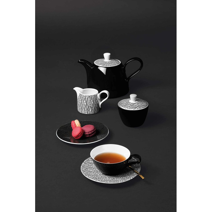 Seltmann Weiden Life Fashion Classic Blue Sugar Bowl, 260 ml, Sugar Container with Lid, Modern Design with a Special Feel, Mix & Match Dishware, Porcelain, Blue/White