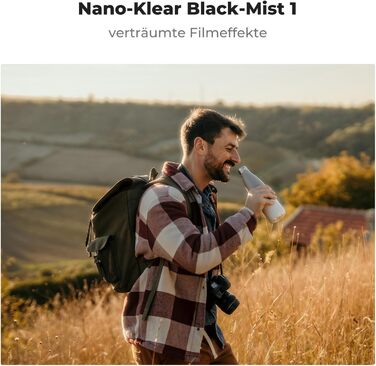 Фільтр K&F Concept Nano-K Serie Black-Mist 77mm для відео та портретної фотографії з оптичного скла з 18-шаровим покриттям