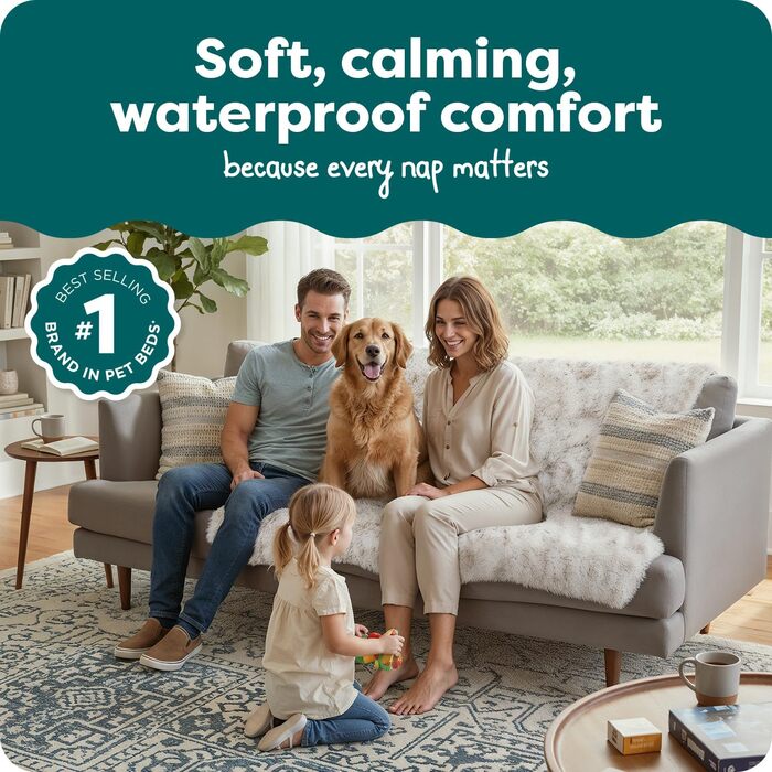 Кішка ліжко Furhaven Polar Fleece, Розмір Small, Тент, Складане, Миється - Сірий Дуб (152x127x1 см)