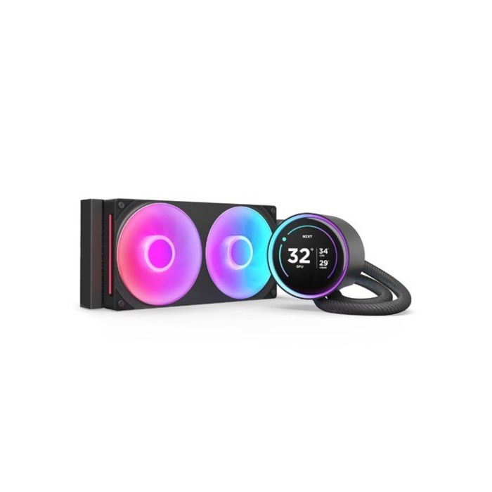 Рідинне охолодження NZXT Kraken Elite 280 RGB V2 LCD, чорне
