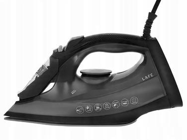 Парова праска LAFE GlidePro 2600W, 80 г/хв, 600 мл, система крапельного захисту