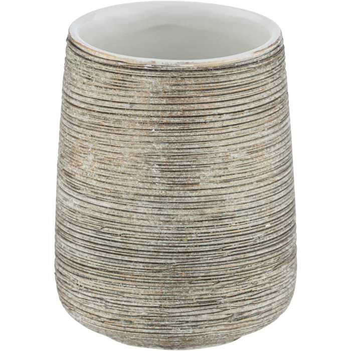 Дозатор для рідкого мила та лосьйону WENKO Fedio з кераміки, 400 мл, ручна розпис, Ø 8,5 x 17 см