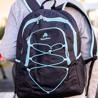 Ізотермічний рюкзак CampFeuer 30 літрів: легкий, водонепроникний, для пікніків, кемпінгу, пляжу та відпочинку на природі (чорний)