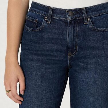 Джинси жіночі Amazon Essentials Boyfriend Crop, середньої посадки, еластичні, темно-сині (44)