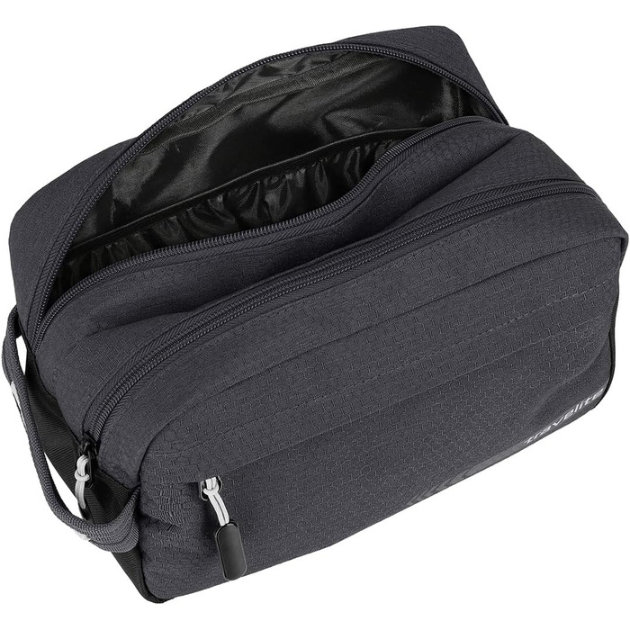 Косметичка для ручної поклажі Travelite Kick Off: практична культбагаж для подорожей та спорту, 26 см, 5 л, антрацитовий (сірий)