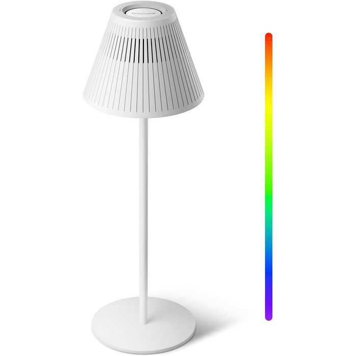 Honeywell LED настільна лампа з регулюванням яскравості, RGB, акумуляторна, Sunturalux, 5200mAh, бездротова, 1 шт. (Біла - 5500K)