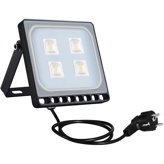 Sararoom LED прожектор для вулиці, 20W, 3000K тепле світло, 4000 Лм, IP65, водонепроникний, 48 LED, зовнішній LED ліхтар для саду, гаража, подвір'я, спортмайданчика
