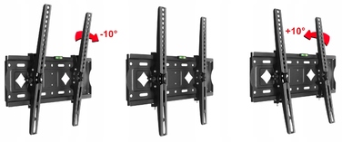 Кронштейн для телевізора 25-80 дюймів, до 80 кг, регульований навіс для ТВ