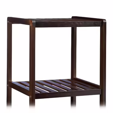 Relaxdays Bamboo Bathroom Shelf with 3 Shelves