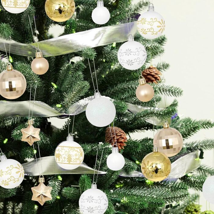 Набір прикрас на ялинку Гаоюн, 44 шт. - ялинкові кулі для святкування Різдва з родиною та друзями
